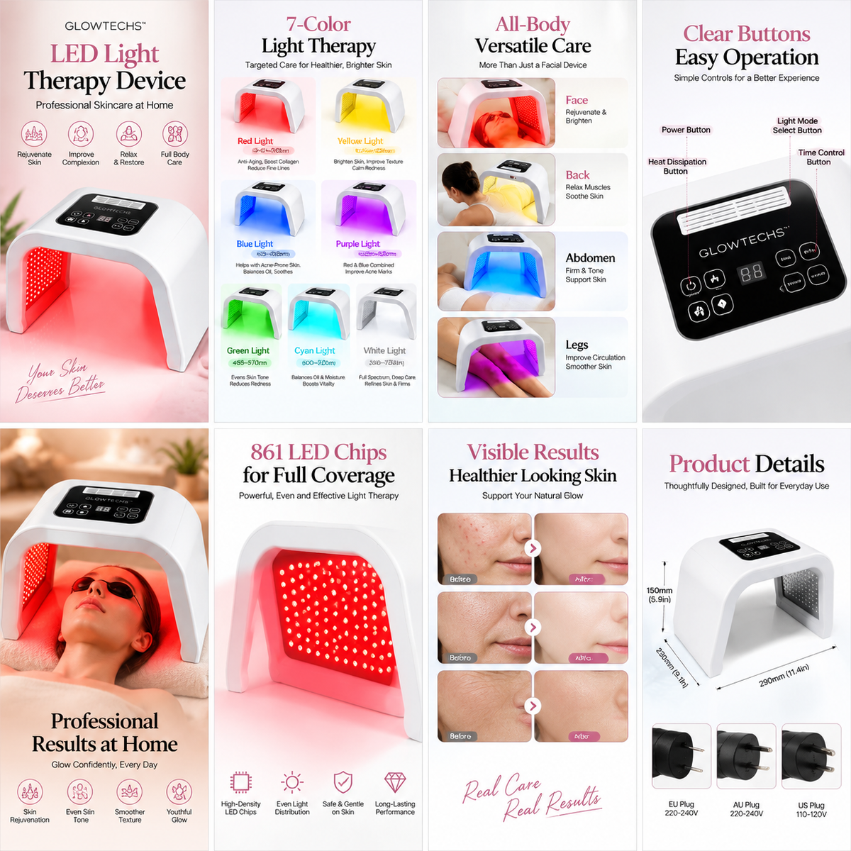 GLOWTECHS™ HydraGlow Facial Beauty Device