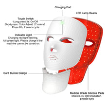 GLOWTECHS™ 7-Color LED Light Therapy Facial Mask