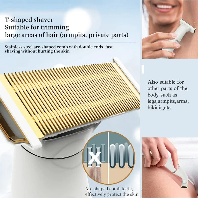 GLOWTECHS™ 5-in-1 Rechargeable Lady Shaver