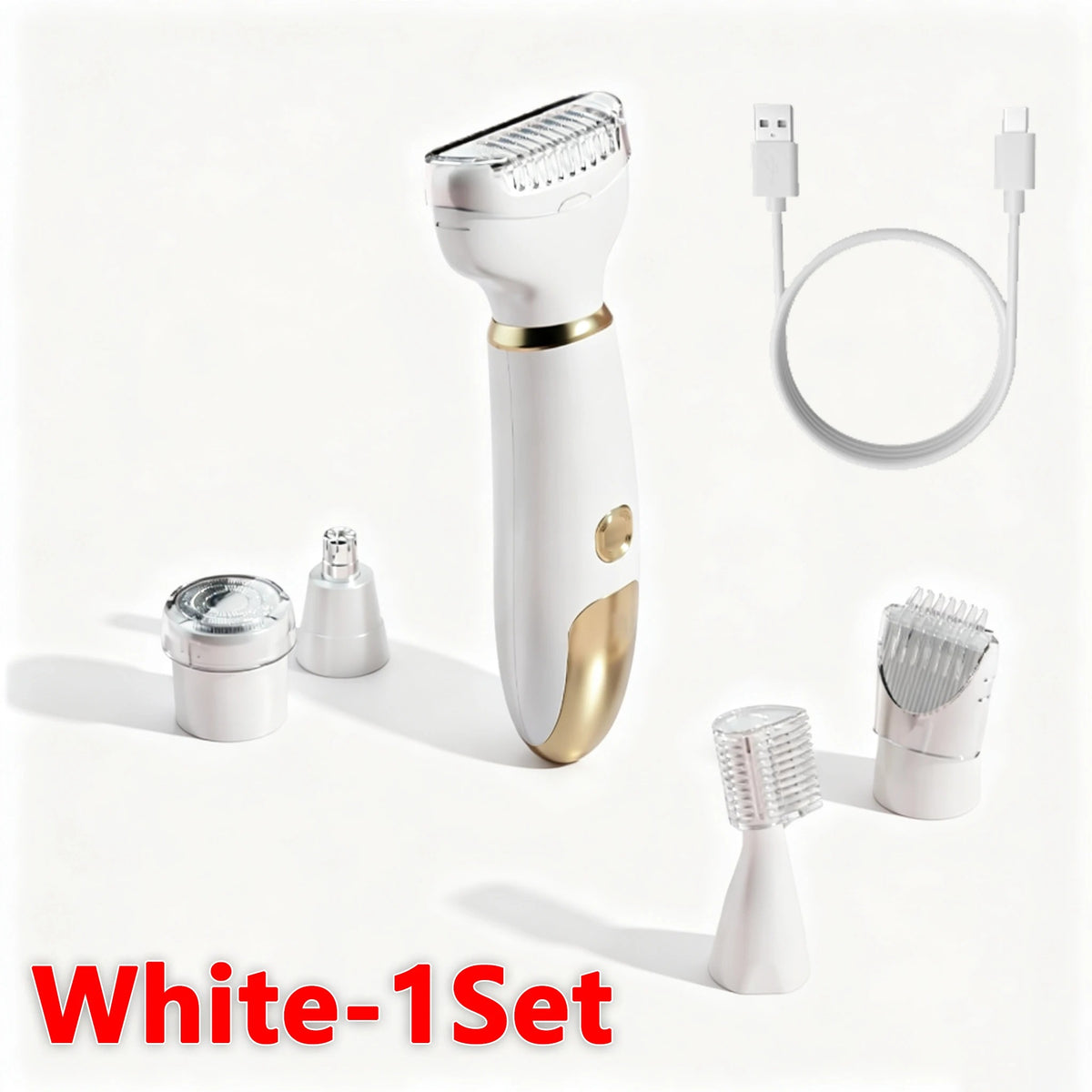 GLOWTECHS™ 5-in-1 Rechargeable Lady Shaver